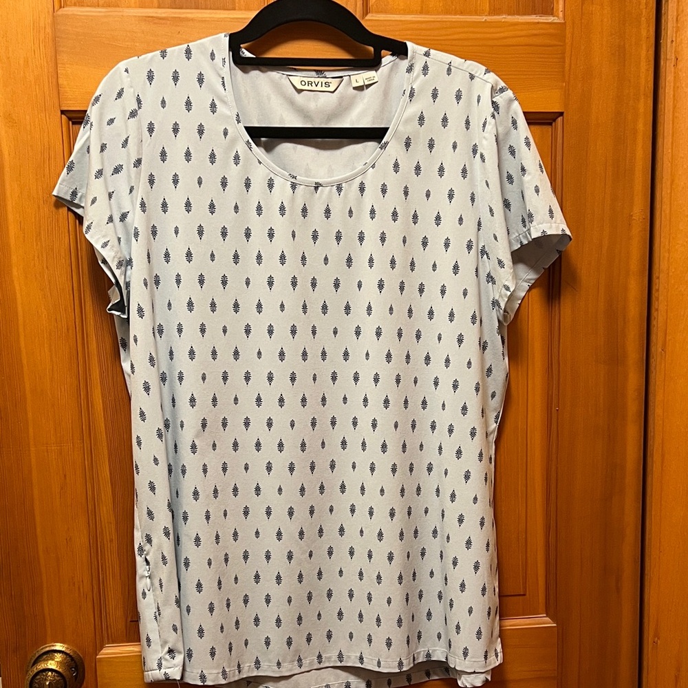 Orvis Light Blue Short Sleeve Tee